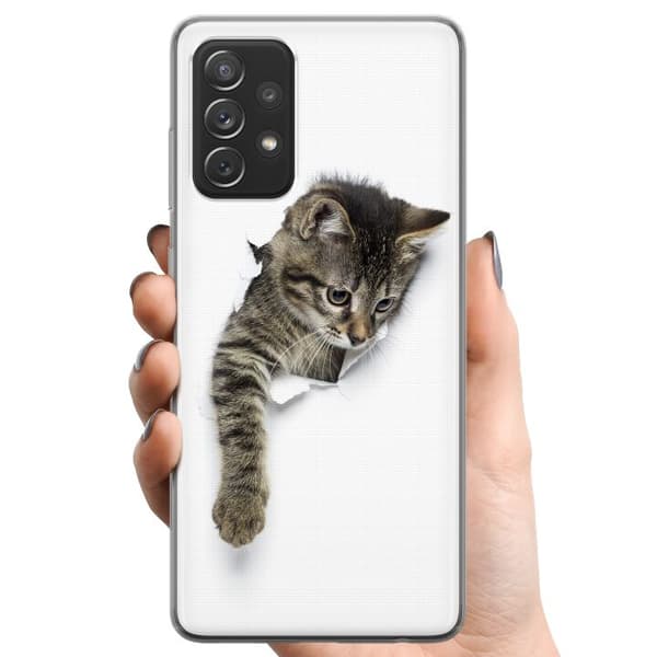 Samsung Galaxy A52 5G TPU Mobilskal Katt