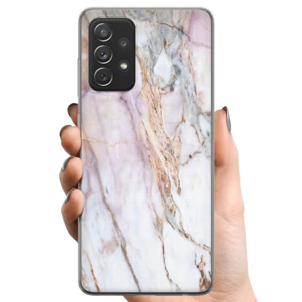 Samsung Galaxy A52 5G TPU Matkapuhelimen kuori Marmori