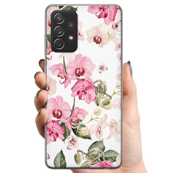 Samsung Galaxy A52 5G TPU Mobilcover Blomster