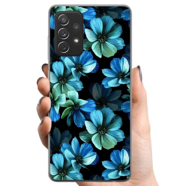 Samsung Galaxy A52 5G TPU Mobilcover Blomster
