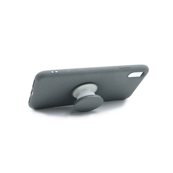 iPhone XS Max Skal Med Kickstand Stativ TPU - Grå