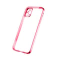Pikkukuva 1 / 3: iPhone 12 Pro Max Tunn Transparent Ram Skal Hög kvalité - Röd