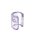 Pikkukuva 3 / 3: iPhone 12 Pro Max Tunn Transparent Ram Skal Hög kvalité - Lila