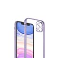 Pikkukuva 2 / 3: iPhone 12 Pro Max Tunn Transparent Ram Skal Hög kvalité - Lila