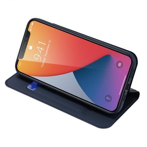 Dux Ducis Skin Pro Fodral för iPhone 12/12 Pro - Mörkblå
