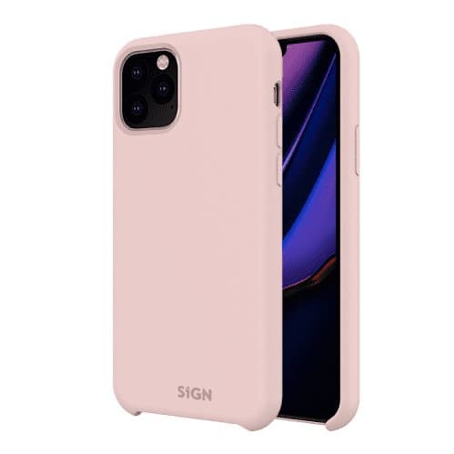 SiGN Liquid Silicone Case för iPhone 12/12 Pro - Rosa