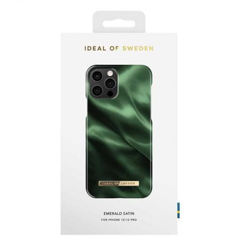 iDeal Fashion Skal för iPhone 12/12 Pro - Emerald Satin