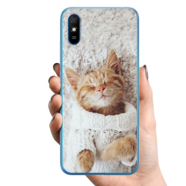 Xiaomi Redmi 9A TPU Mobildeksel Katt