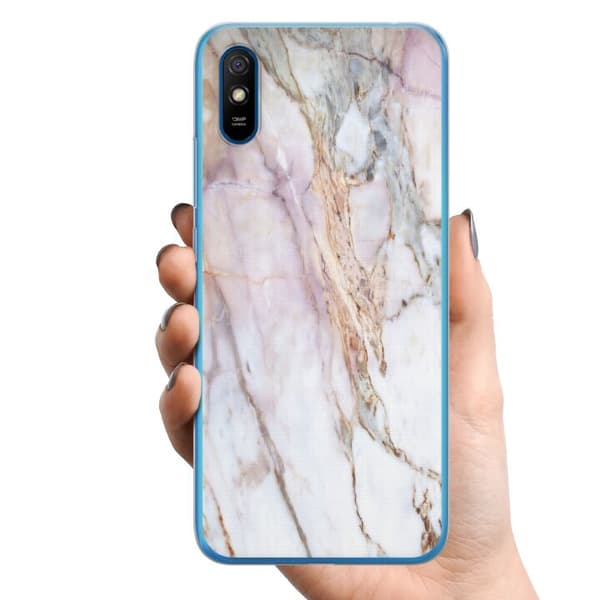 Xiaomi Redmi 9A TPU Mobilcover Marmar