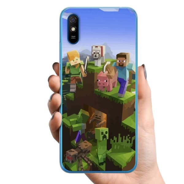 Xiaomi Redmi 9A TPU Mobilcover MineCraft
