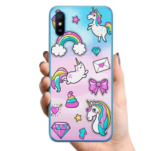 Xiaomi Redmi 9A TPU Mobilskal UNICORN