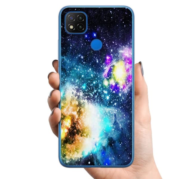 Xiaomi Redmi 9C TPU Matkapuhelimen kuori Galaksi