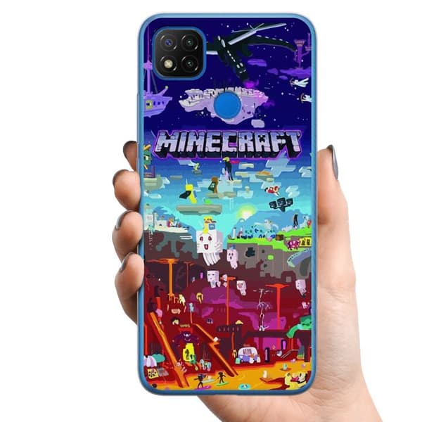Xiaomi Redmi 9C TPU Mobilcover MineCraft