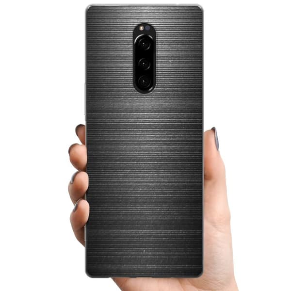 Sony Xperia 1 TPU Matkapuhelimen kuori Höyrypuhallettu Metalli