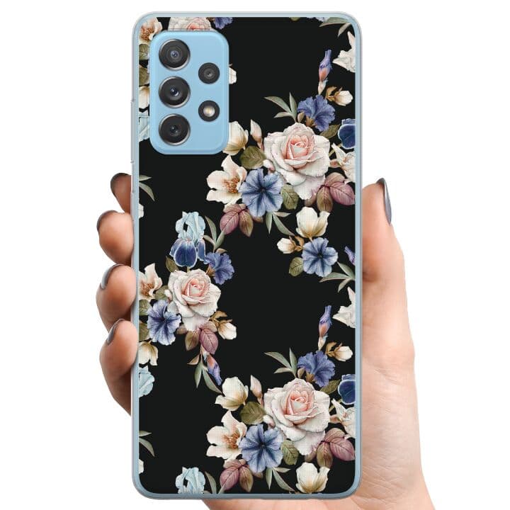Samsung Galaxy A72 5G TPU Mobilskal Floral