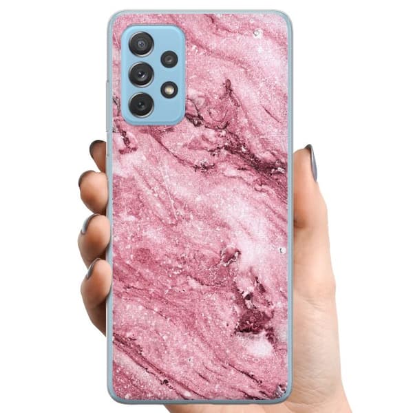 Samsung Galaxy A72 5G TPU Matkapuhelimen kuori pinkki