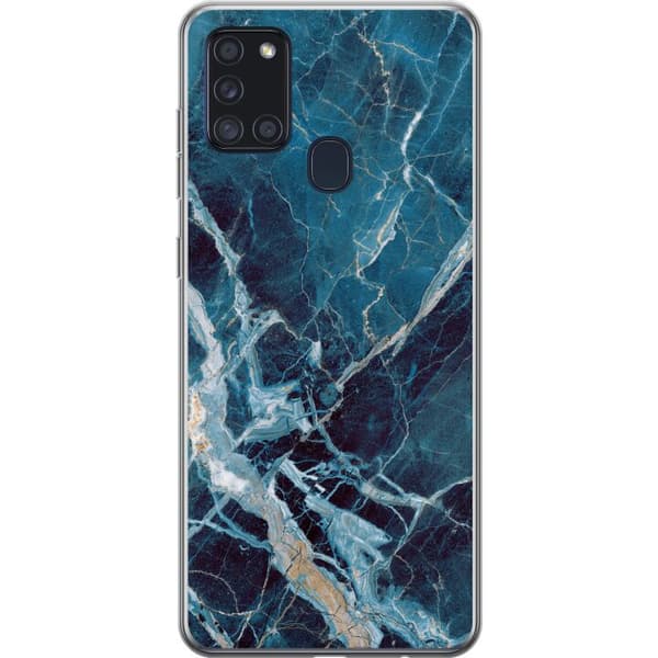 Samsung Galaxy A21s Deksel / Mobildeksel - Marmor