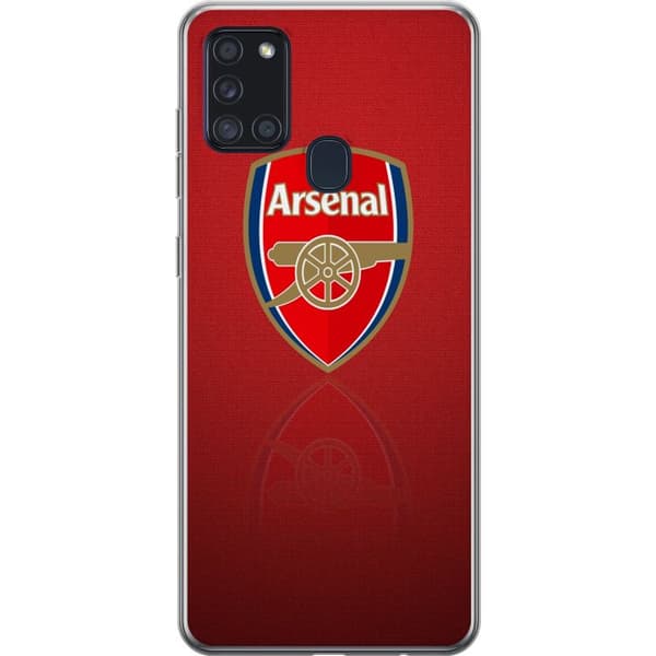 Samsung Galaxy A21s Deksel / Mobildeksel - Arsenal