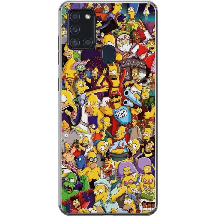 Samsung Galaxy A21s Skal / Mobilskal - Simpsons