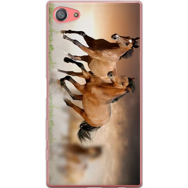 Sony Xperia Z5 Compact Cover / Mobilcover - Heste