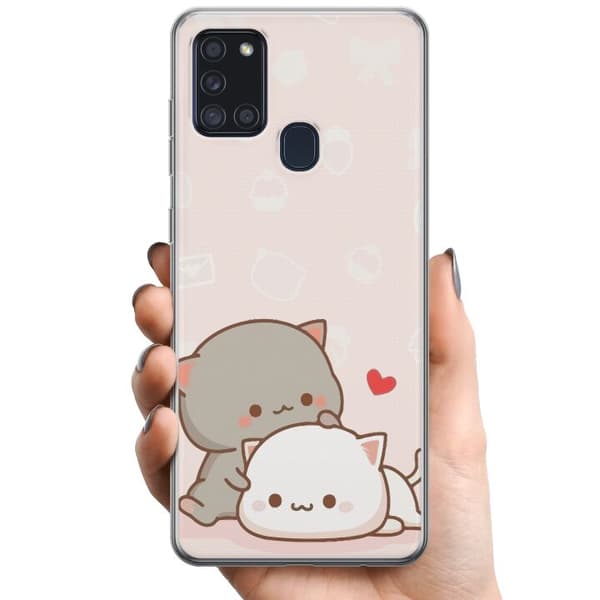 Samsung Galaxy A21s TPU Mobilcover Kawaii