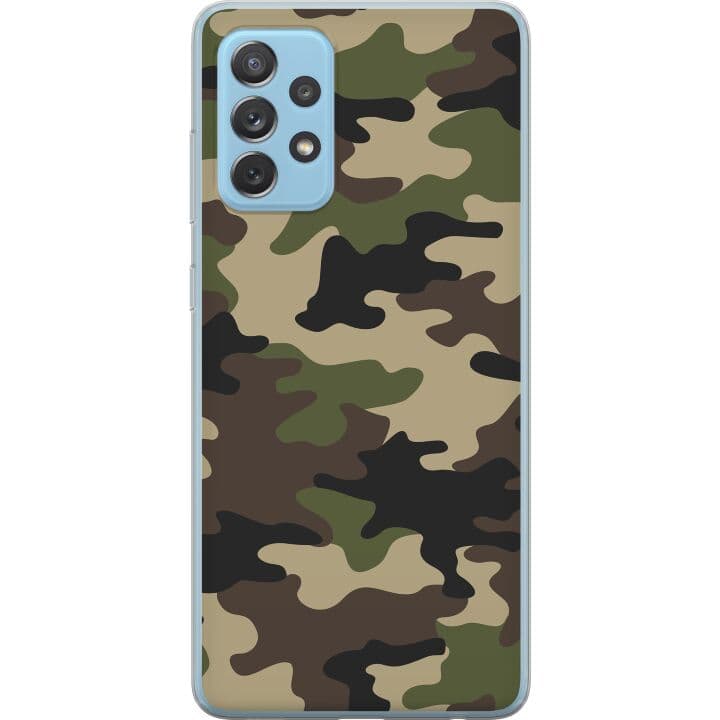 Samsung Galaxy A72 5G Skal / Mobilskal - Woodland Camo