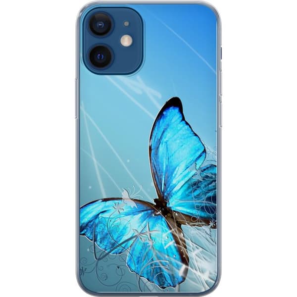 Apple iPhone 12  Cover / Mobilcover - Sommerfugl