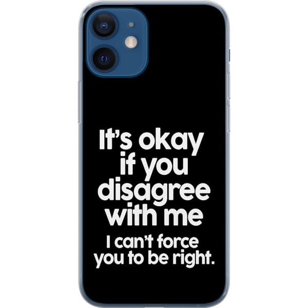 Apple iPhone 12  Cover / Mobilcover - Tekst