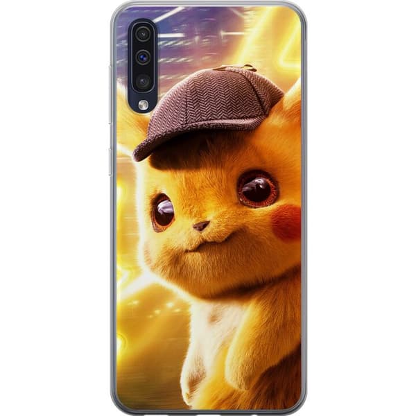 Samsung Galaxy A50 Cover / Mobilcover - Detektiv Pikachu