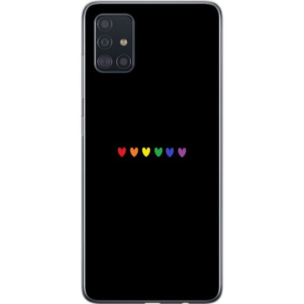 Samsung Galaxy A51 Cover / Mobilcover - Stolt Hjerter
