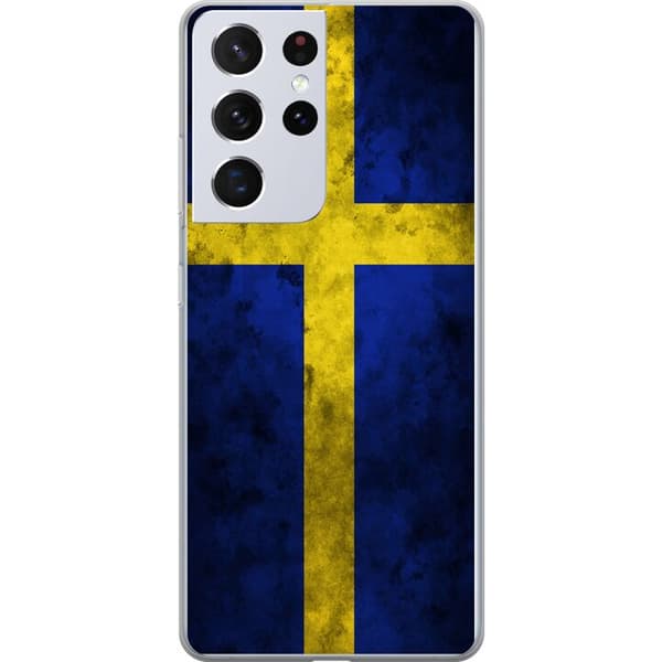 Samsung Galaxy S21 Ultra 5G Skal / Mobilskal - Sverige Flagga