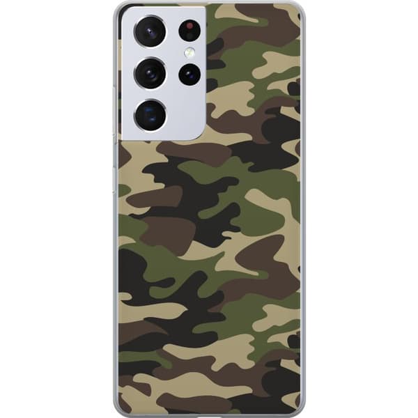 Samsung Galaxy S21 Ultra 5G Cover / Mobilcover - Militær