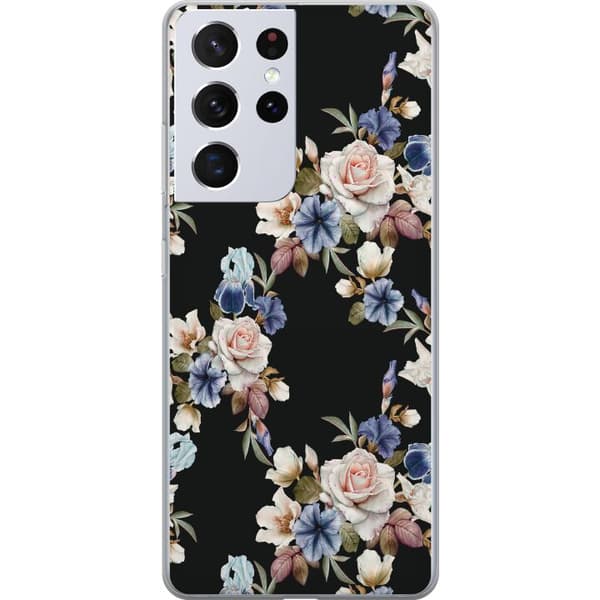 Samsung Galaxy S21 Ultra 5G Cover / Mobilcover - Blomster