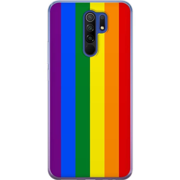 Xiaomi Redmi 9 Cover / Mobilcover - Pride Flagga