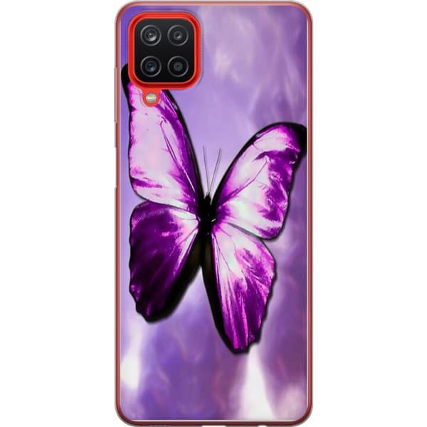 Samsung Galaxy A12 Kuori / Matkapuhelimen kuori - Perhonen