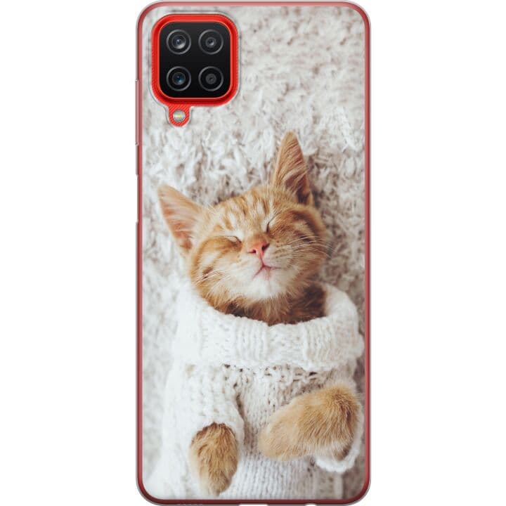 Samsung Galaxy A12 Skal / Mobilskal - Katt