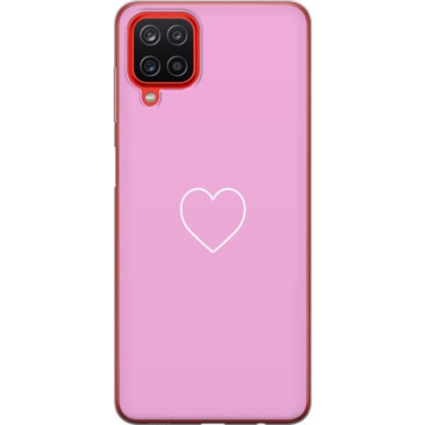 Samsung Galaxy A12 Deksel / Mobildeksel - Hjerte