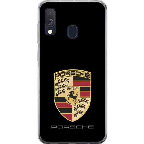 Samsung Galaxy A40 Deksel / Mobildeksel - Porsche