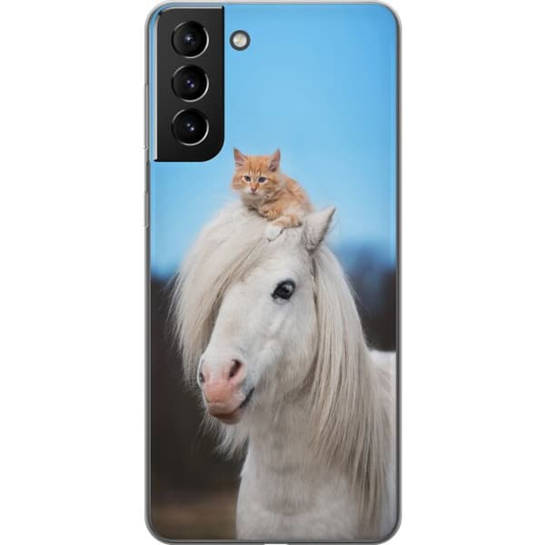 Samsung Galaxy S21+ 5G Cover / Mobilcover - Hest & Kat