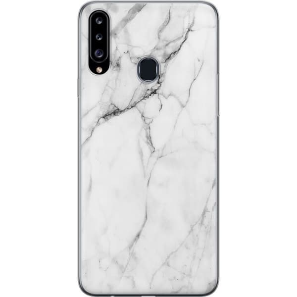 Samsung Galaxy A20s Cover / Mobilcover - Marmor
