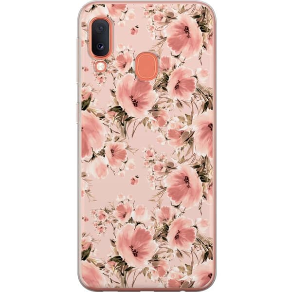 Samsung Galaxy A20e Kuori / Matkapuhelimen kuori - Kukkia