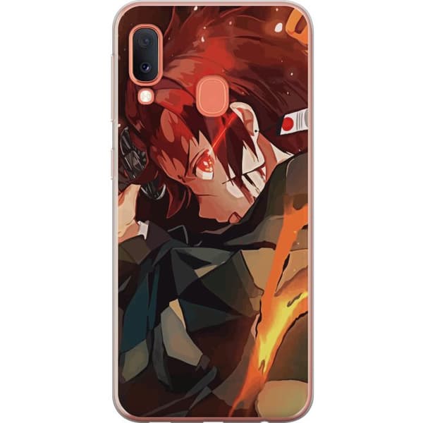 Samsung Galaxy A20e Skal / Mobilskal - Demon Slayer
