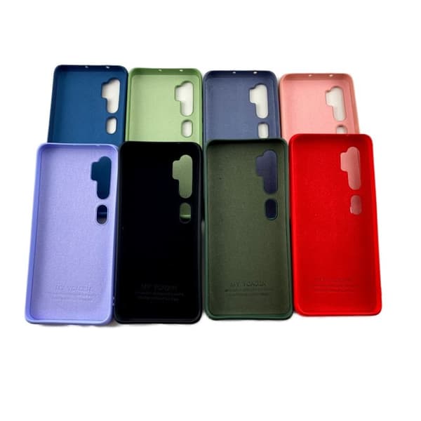 Xiaomi Mi Note 10 - Silikoneskal Mikrofiber