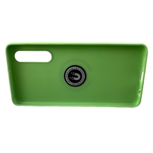 Huawei P30 silikon mikrofiber skal - Ringhållare