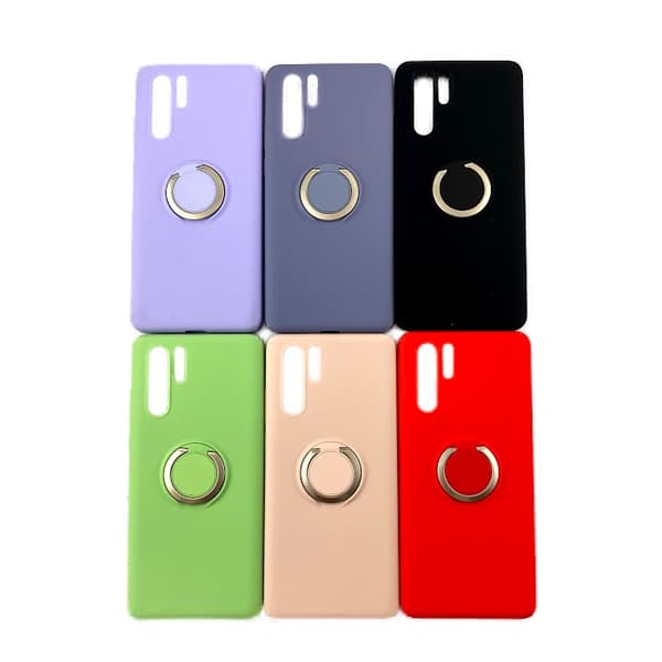 Huawei P30 Pro silikoni mikrokuitukuori - rengas pidike