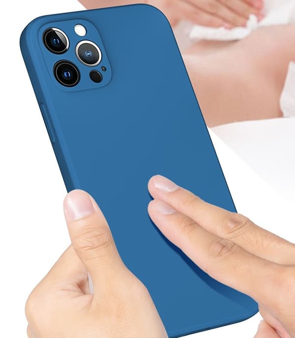 iPhone 12 Pro-skal - mikrofiber-silikone