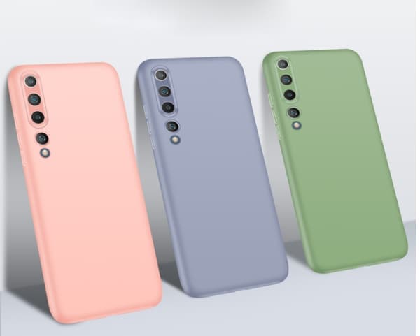 Xiaomi Mi 10 - Silicone Case Microfiber