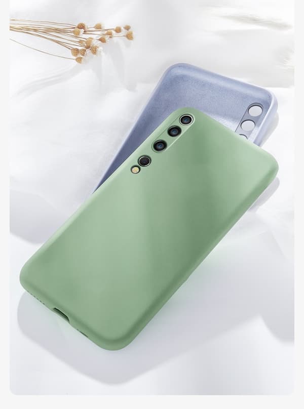 Xiaomi Mi 10 - Silicone Case Microfiber
