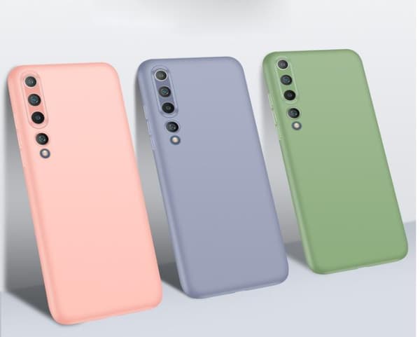 Xiaomi Mi 10 - Silicone Case Microfiber