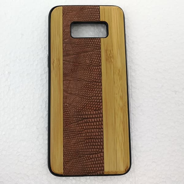 Samsung Galaxy S8 plus - Cover with wooden pattern
